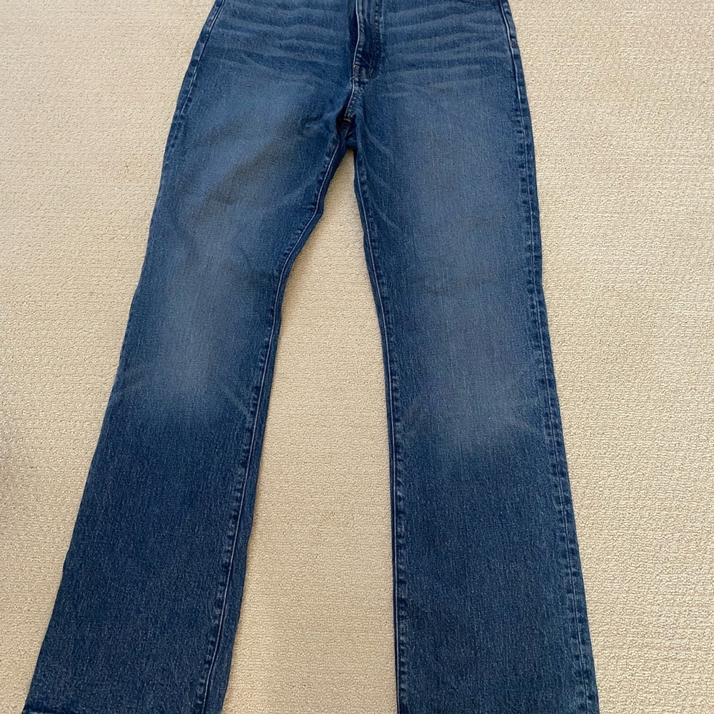 Madewell Women's Bootcut Jeans in Blue Denim